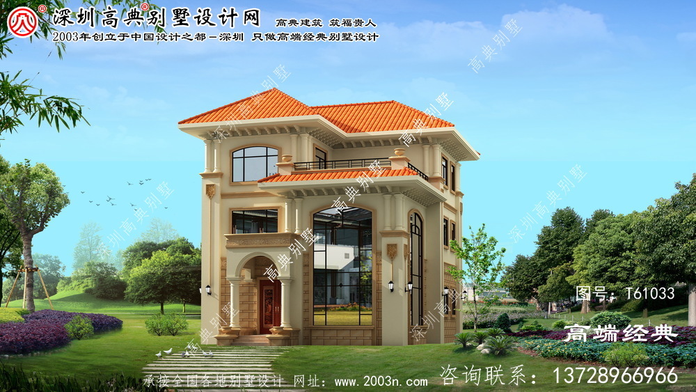卓资县二层小户型别墅设计图
